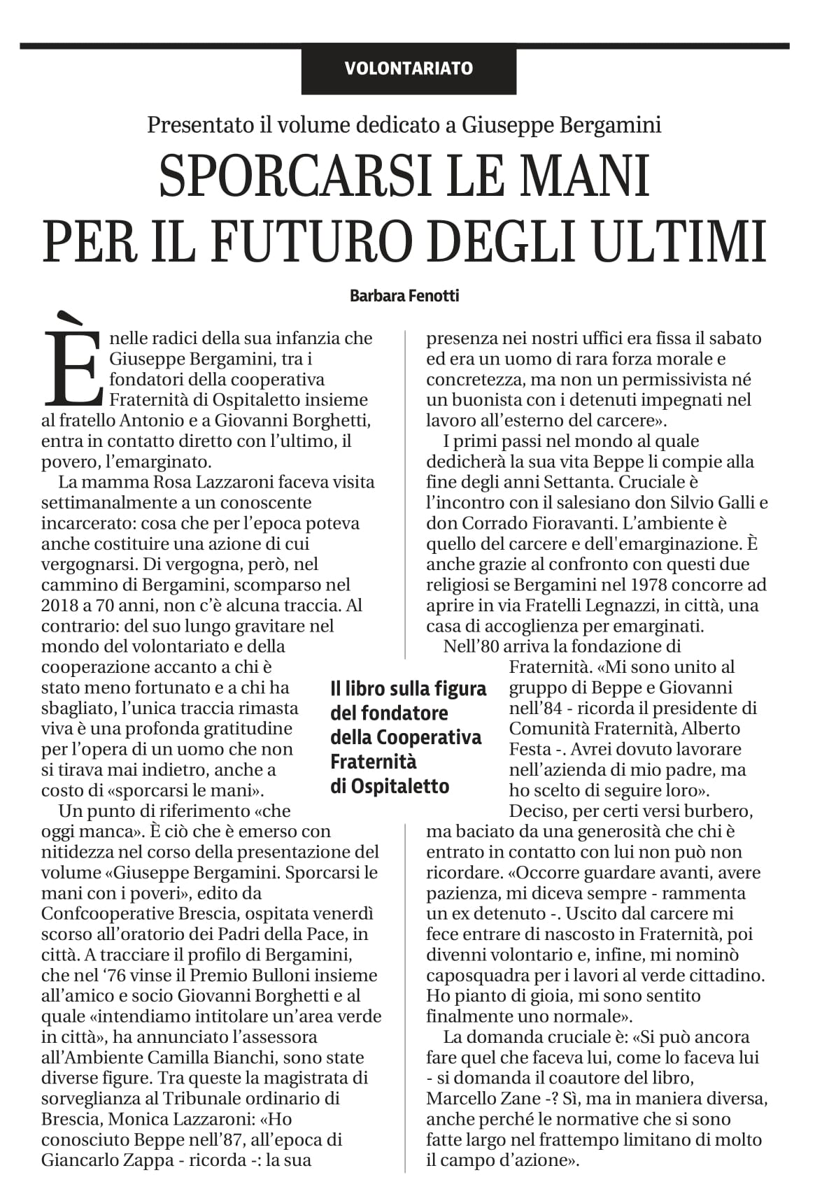 Giornale di Brescia - 10 Febbraio 2025