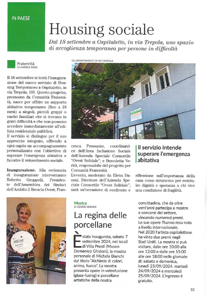 Voce Amica - Settembre / Ottobre HousingFirst