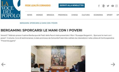 Bergamini: sporcarsi le mani con i poveri - La Voce del Popolo online